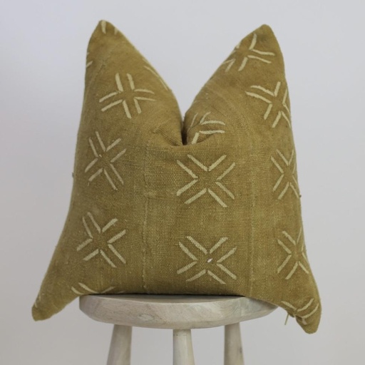 Mae Woven - Bamba Mustard Cushion Cover 45 x 45cm